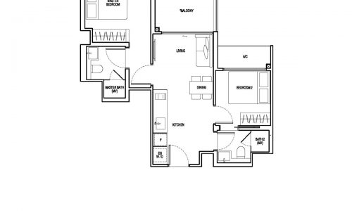 View-at-Kismis-Floor-Plan-2BR-B2