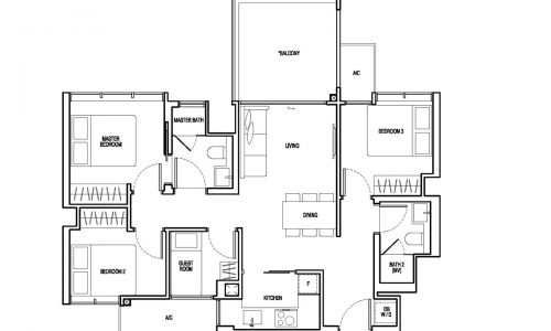 View-at-Kismis-Floor-Plan-3BR+Guest-E1-G